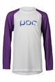 POC Cycling summer long sleeve jersey - ESSENTIAL MTB - white/purple