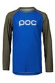 POC Cycling summer long sleeve jersey - ESSENTIAL MTB - blue/green