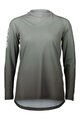 POC Cycling summer long sleeve jersey - ESSENTIAL MTB LITE  - grey