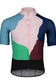 POC Cycling short sleeve jersey - ESSENTIAL ROAD PRINT - blue/green/bordeaux