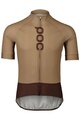 POC Cycling short sleeve jersey - ESSENTIAL ROAD - brown