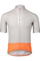 POC Cycling short sleeve jersey - M'S ESSENTIAL ROAD - grey/orange