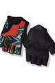 GIRO Cycling fingerless gloves - BRAVO JR - black/orange