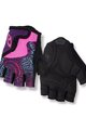 GIRO Cycling fingerless gloves - BRAVO JR - black/pink