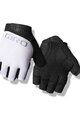 GIRO Cycling fingerless gloves - BRAVO II GEL - white/black