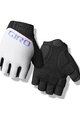 GIRO Cycling fingerless gloves - TESSA II GEL - white/black/purple/blue