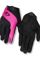 GIRO Cycling long-finger gloves - TESSA LF - black/pink