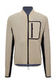 SANTINI Cycling thermal jacket - ALPHA TRAIL - beige