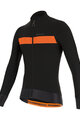 SANTINI Cycling winter long sleeve jersey - ADAPT WOOL - orange/black