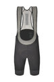 SANTINI Cycling bib shorts - KARMA DELTA - grey