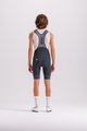 SANTINI Cycling bib shorts - KARMA DELTA - grey