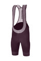 SANTINI Cycling bib shorts - KARMA DELTA  - bordeaux