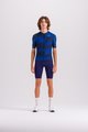 SANTINI Cycling short sleeve jersey - FURIA SMART - blue