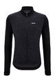 SANTINI Cycling winter long sleeve jersey - PURE - black