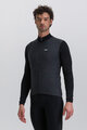 SANTINI Cycling winter long sleeve jersey - PURE - black