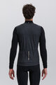 SANTINI Cycling winter long sleeve jersey - PURE - black