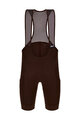 SANTINI Cycling bib shorts - RTR - brown