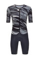 SANTINI Cycling skinsuit - MADSS V2 - black/grey