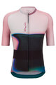 SANTINI Cycling short sleeve jersey - LUCE - black/pink