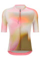 SANTINI Cycling short sleeve jersey - LUCE - pink/brown