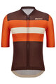 SANTINI Cycling short sleeve jersey - BENGAL - brown/orange/beige