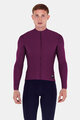 SANTINI Cycling winter long sleeve jersey - RTR - bordeaux