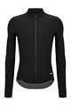 SANTINI Cycling winter long sleeve jersey - RTR - black