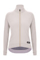 SANTINI Cycling winter long sleeve jersey - RTR - ivory