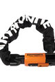 KRYPTONITE bike lock - EVOLUTION MINI 1055 INTEGRATED - white/orange/black