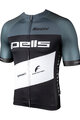 SANTINI Cycling short sleeve jersey - TONO PELLS - black/grey