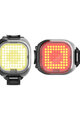 KNOG set of lights - BLINDER MINI SQUARE - yellow/red