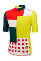 SANTINI Cycling short sleeve jersey - TDF FAN COMBO - white/red/yellow/green