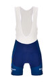 SANTINI Cycling bib shorts - LIDL TREK - blue