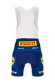 SANTINI Cycling bib shorts - LIDL TREK - blue