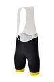 SANTINI Cycling bib shorts - TDF LEADER - black