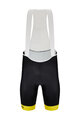 SANTINI Cycling bib shorts - TDF LEADER - black