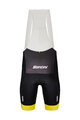 SANTINI Cycling bib shorts - TDF LEADER - black