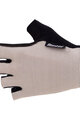 SANTINI Cycling fingerless gloves - TACT - beige