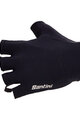 SANTINI Cycling fingerless gloves - 3D - black