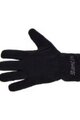 SANTINI Cycling long-finger gloves - PILE - black