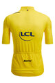 SANTINI Cycling short sleeve jersey - FAN TDF LEADER - yellow