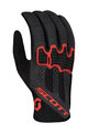 SCOTT Cycling long-finger gloves - GRAVITY - black/red