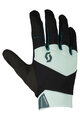 SCOTT Cycling long-finger gloves - ENDURO - green/black