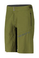 SCOTT Cycling shorts without bib - ENDURANCE LS/FIT W/PAD - green