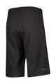 SCOTT Cycling shorts without bib - TRAIL FLOW W/PAD - black