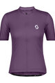 SCOTT Cycling short sleeve jersey - ENDURANCE 10 S/SL W - purple