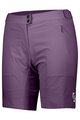 SCOTT Cycling shorts without bib - ENDURANCE LS/FIT W/PAD - purple