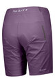 SCOTT Cycling shorts without bib - ENDURANCE LS/FIT W/PAD - purple