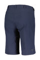 SCOTT Cycling shorts without bib - TRAIL FLOW W/PAD - blue