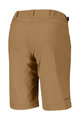 SCOTT Cycling shorts without bib - TRAIL FLOW W/PAD - brown